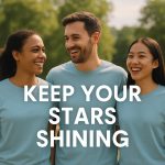 Image of charity staff. Keep your stars shining. How to retain employees